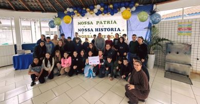 Semana da Pátria: escolas de Ernestina realizam atividades cívicas 