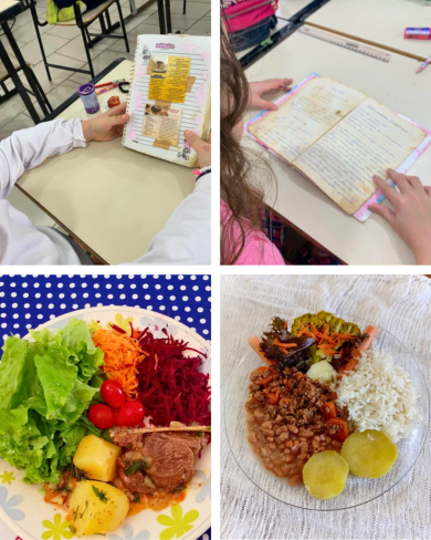 Alimentação escolar em Ernestina alia refeições a ações de educação nutricional