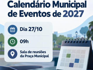 Ernestina começa a organizar o Calendário Municipal de Eventos de 2027
