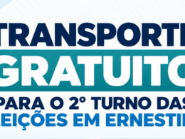 Transporte gratuito para o 2º turno das eleições em Ernestina
